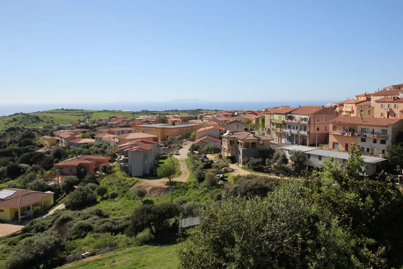 Veduta di Trinità d'Agultu e Vignola in Sardegna