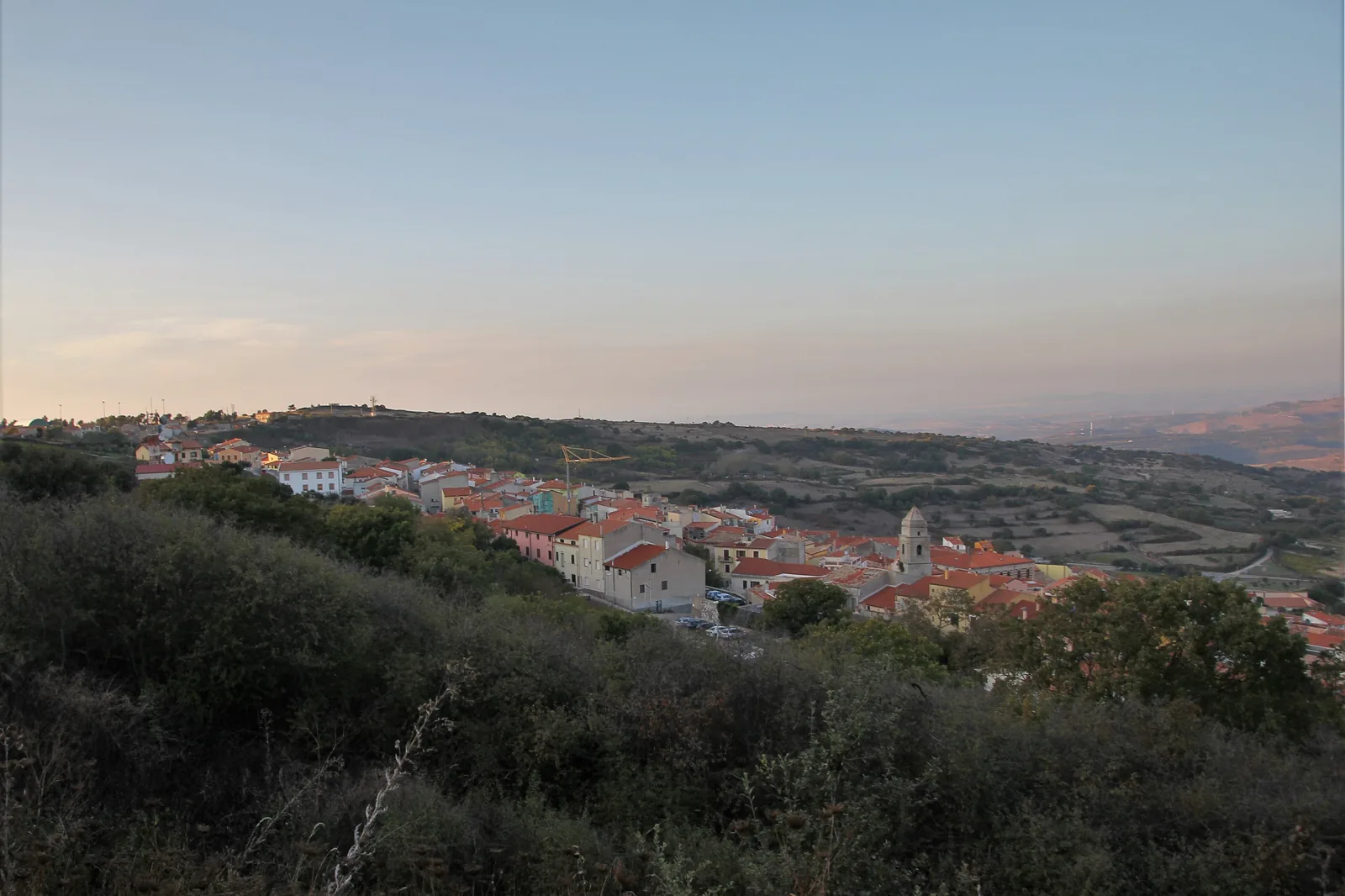 Veduta di Villanova Monteleone in Sardegna